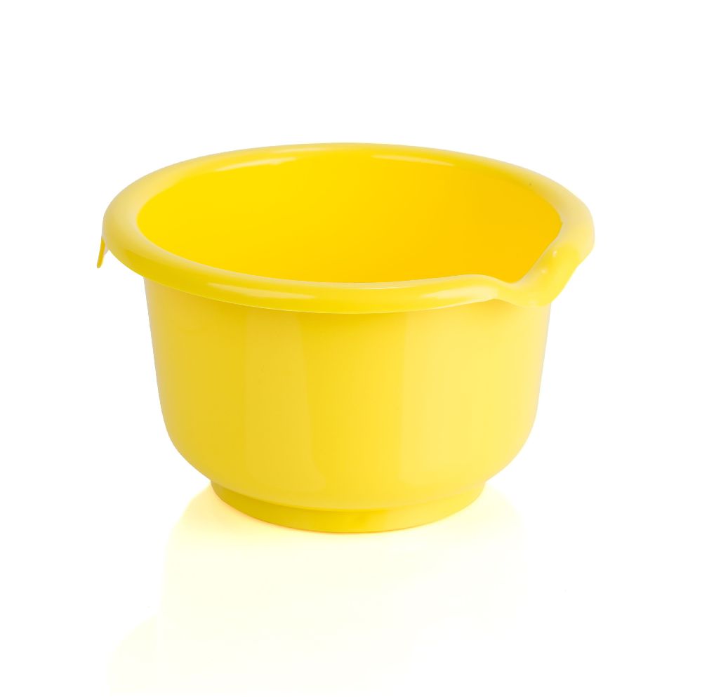 2 Rührschüsseln Mit Griffen (3,6 Qt) + 5 Messlöffel – BPA-frei, Spülmaschinenfest & Platzsparend